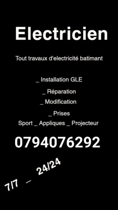 Électricien bâtiment 