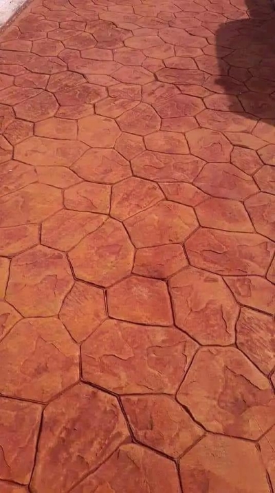 Béton imprimé 